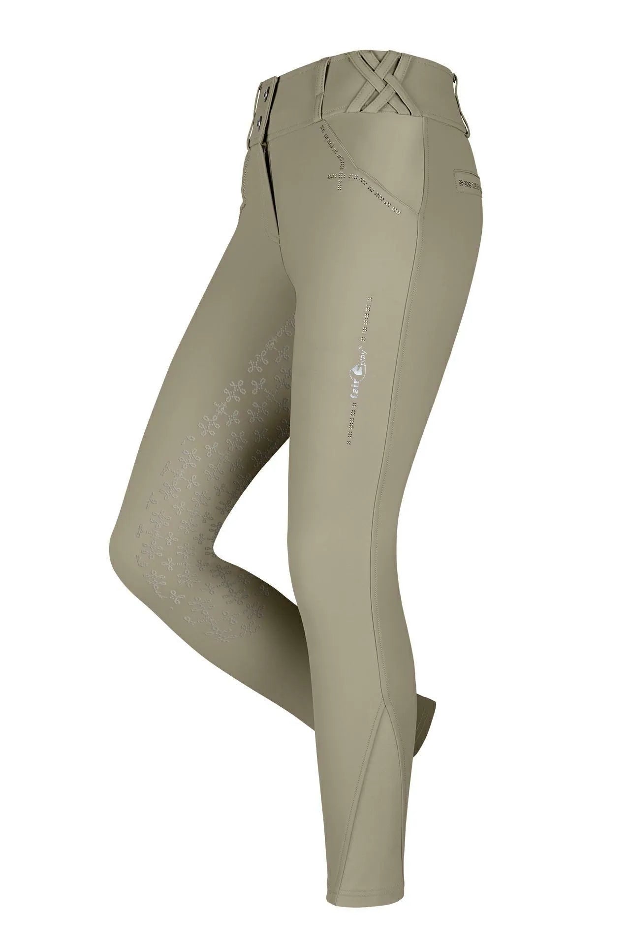 FairPlay Luisa Full Seat Silicone Breeches - Tan