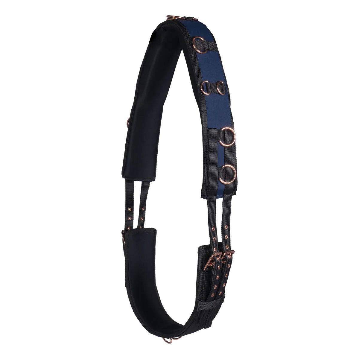 HKM Lunge Roller Rosegold Glamour Style - Deep Blue