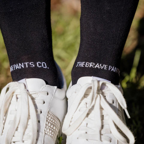 The Brave Pants Co. Team Socks - Navy/Beige