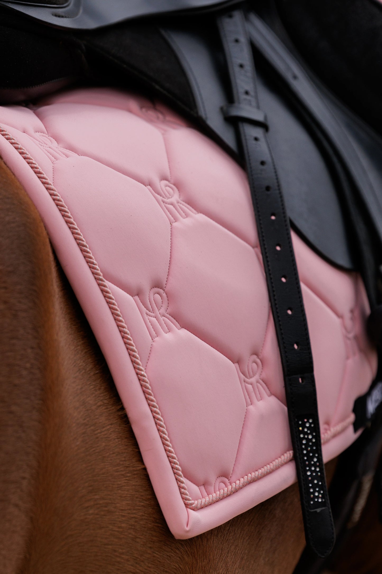 Mrs Ros Dressage Saddle Pad Pink - BS Collection