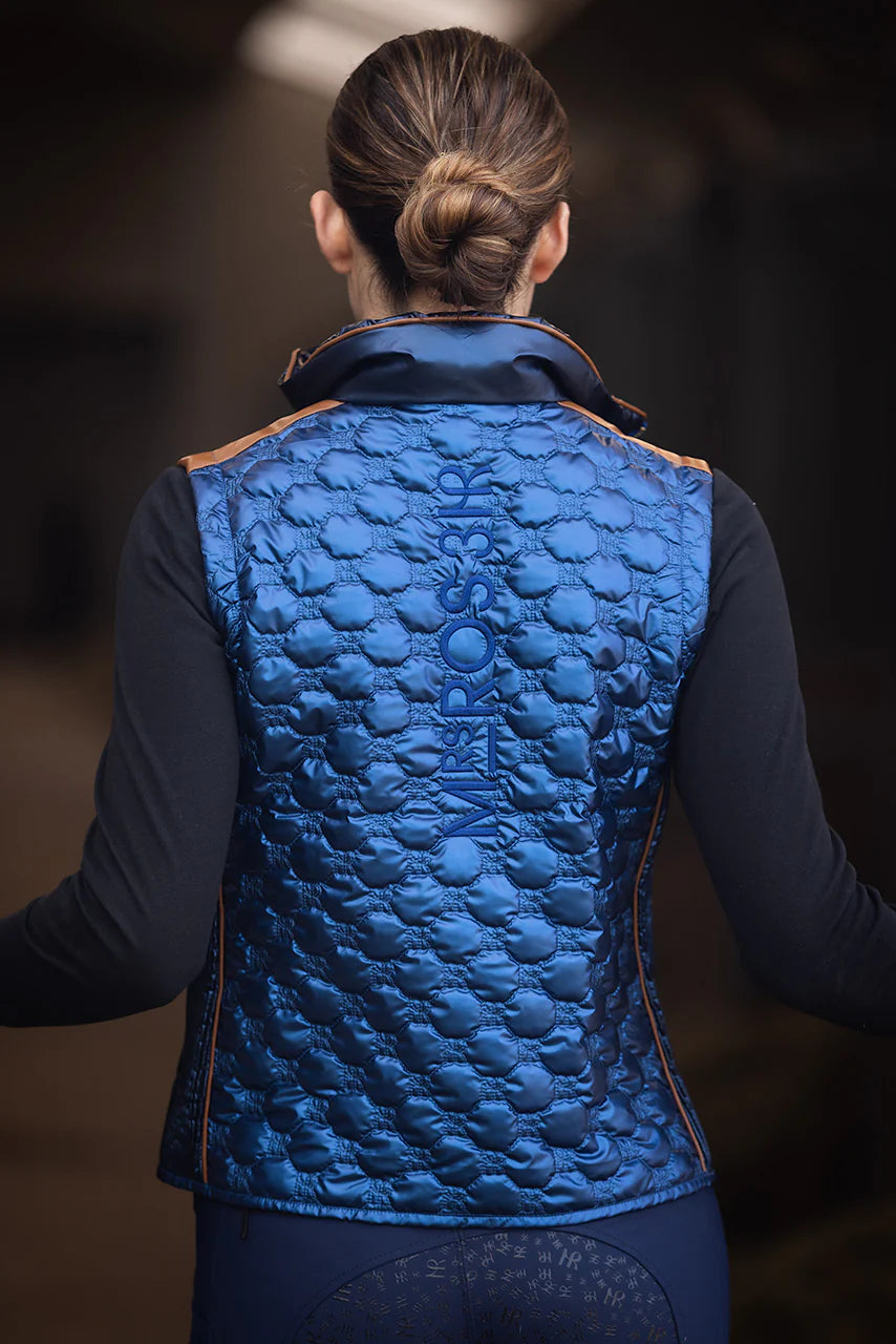Mrs Ros Royal Glossy Bodywarmer Navy - Night Shadow