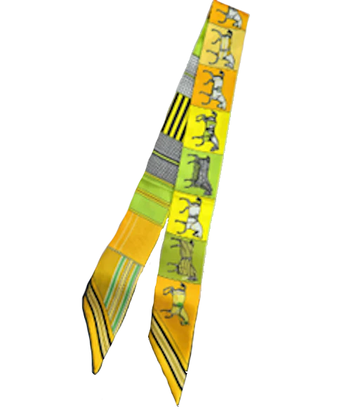 FELICITY Horse Design Twilly Scarf, Hair or Handbag Tie - 85x5cm