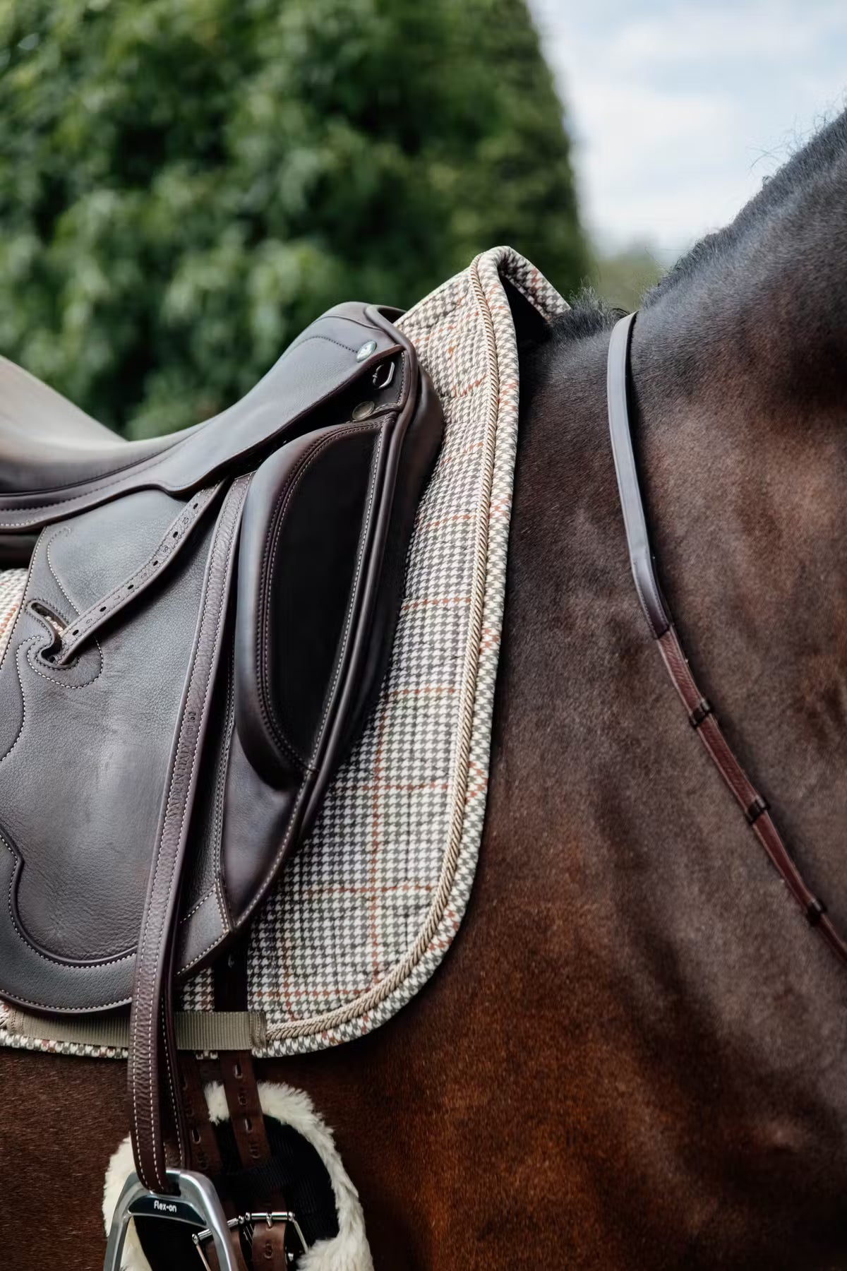 Kentucky Saddle Pad Pied De Poule - Dressage