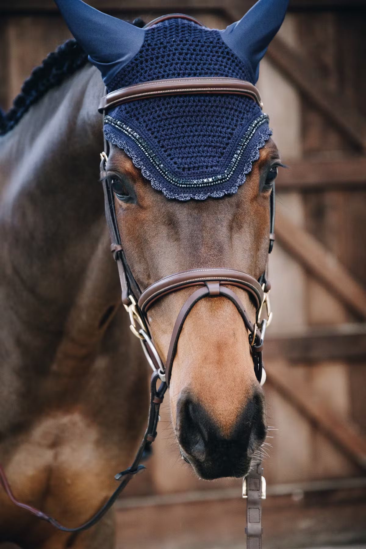 Kentucky Fly Veil Wellington Stone and Pearl - Not Soundless
