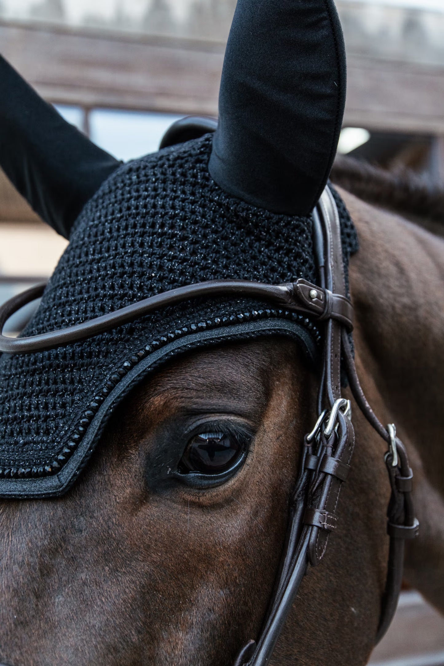 Kentucky Fly Veil Wellington Glitter Band - Soundless
