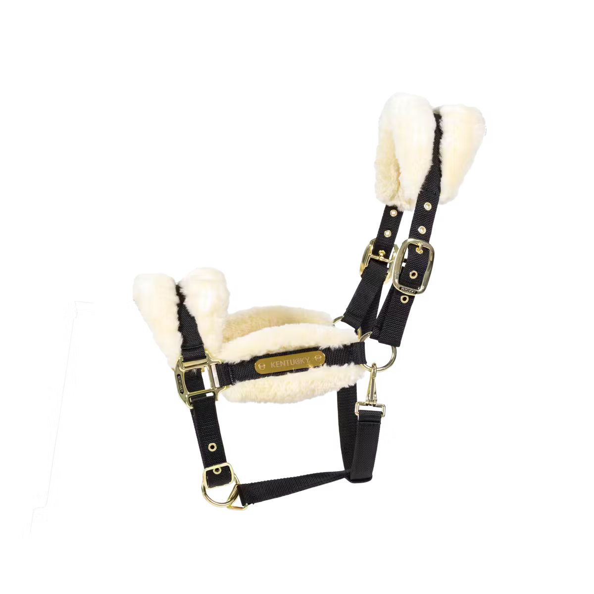 Kentucky Nylon Sheepskin Halter - Soft