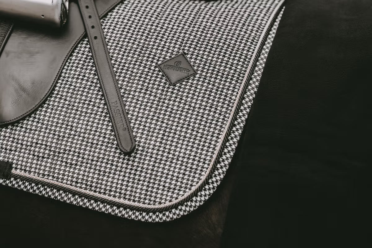 Kentucky Saddle Pad Pied De Poule - Dressage