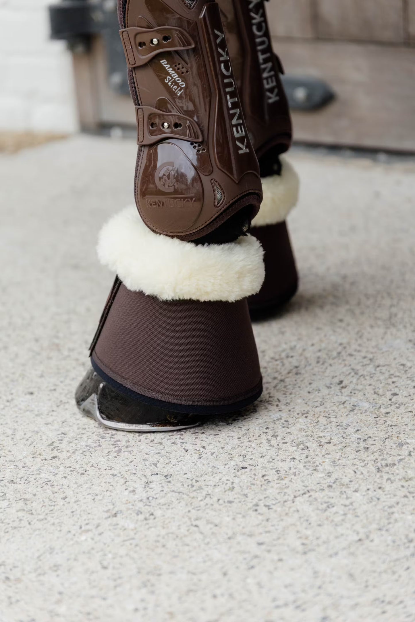 Kentucky Sheepskin Overreach Boots Solimbra