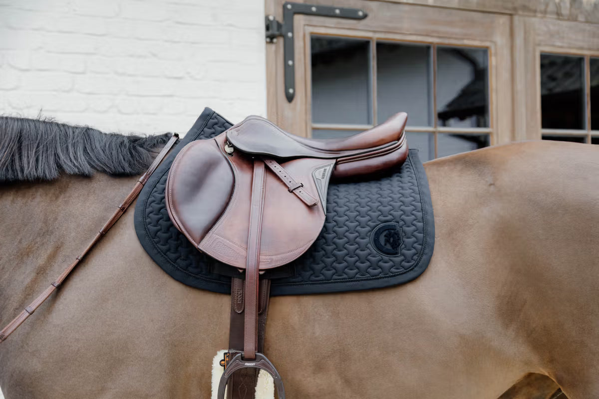 Kentucky Saddle Pad Plaited 3D Logo - Jumping
