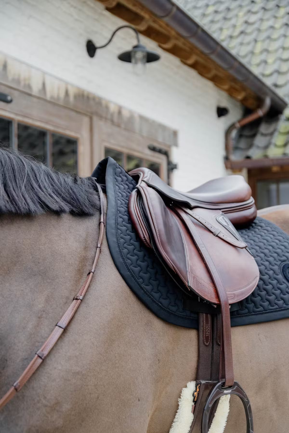 Kentucky Saddle Pad Plaited 3D Logo - Jumping