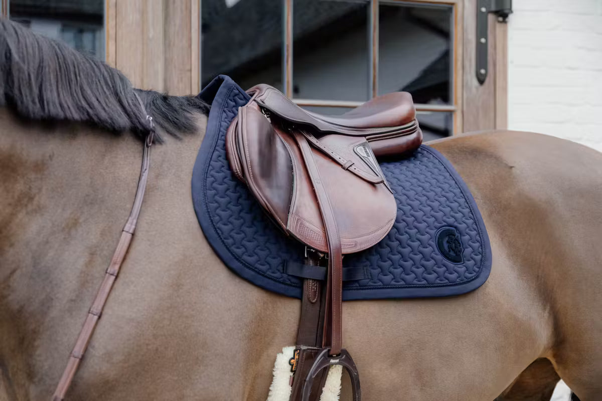 Kentucky Saddle Pad Plaited 3D Logo - Jumping