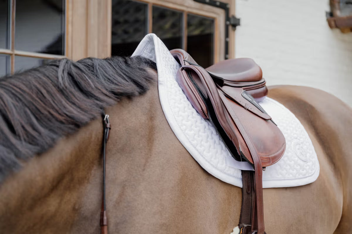 Kentucky Saddle Pad Plaited 3D Logo - Jumping