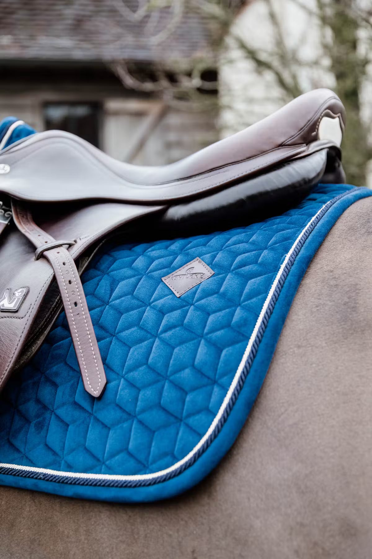 Kentucky Saddle Pad Basic Velvet - Jumping