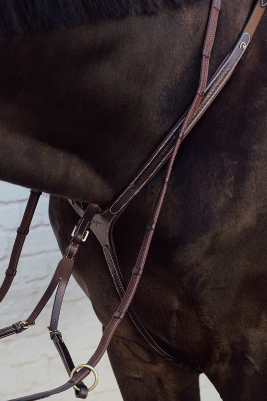 Dy'On Plaited Bridge Breastplate - D Collection