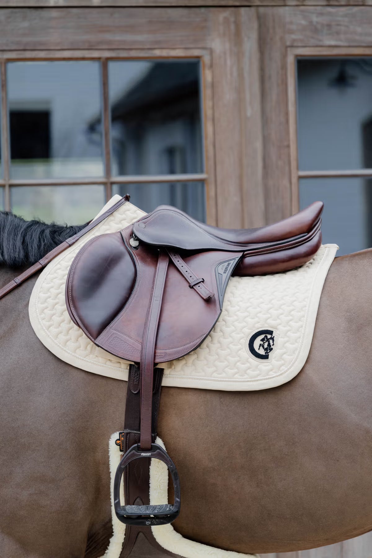Kentucky Saddle Pad Plaited 3D Logo - Jumping