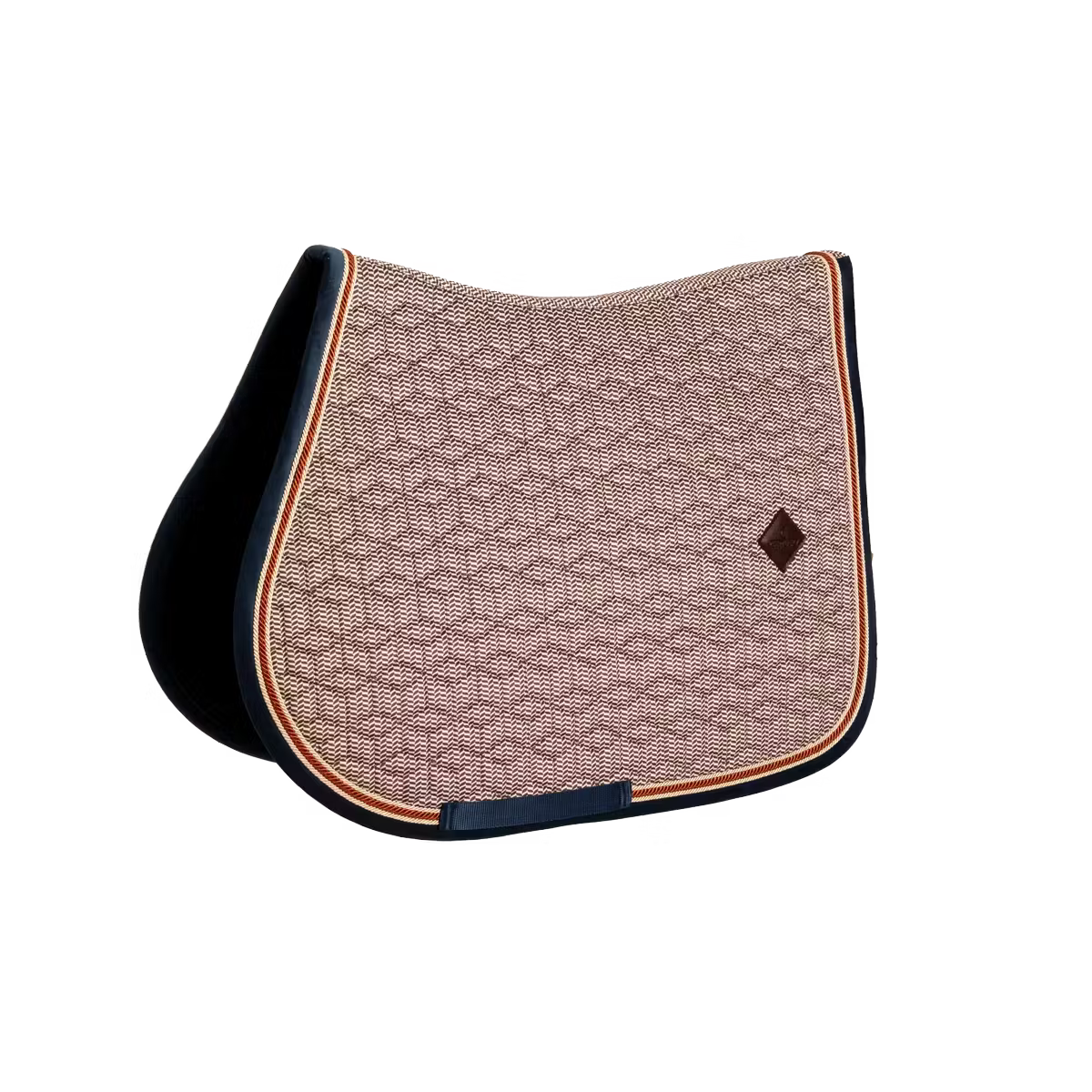 Kentucky Saddle Pad Pied-de-Poule Bordeaux - Jumping