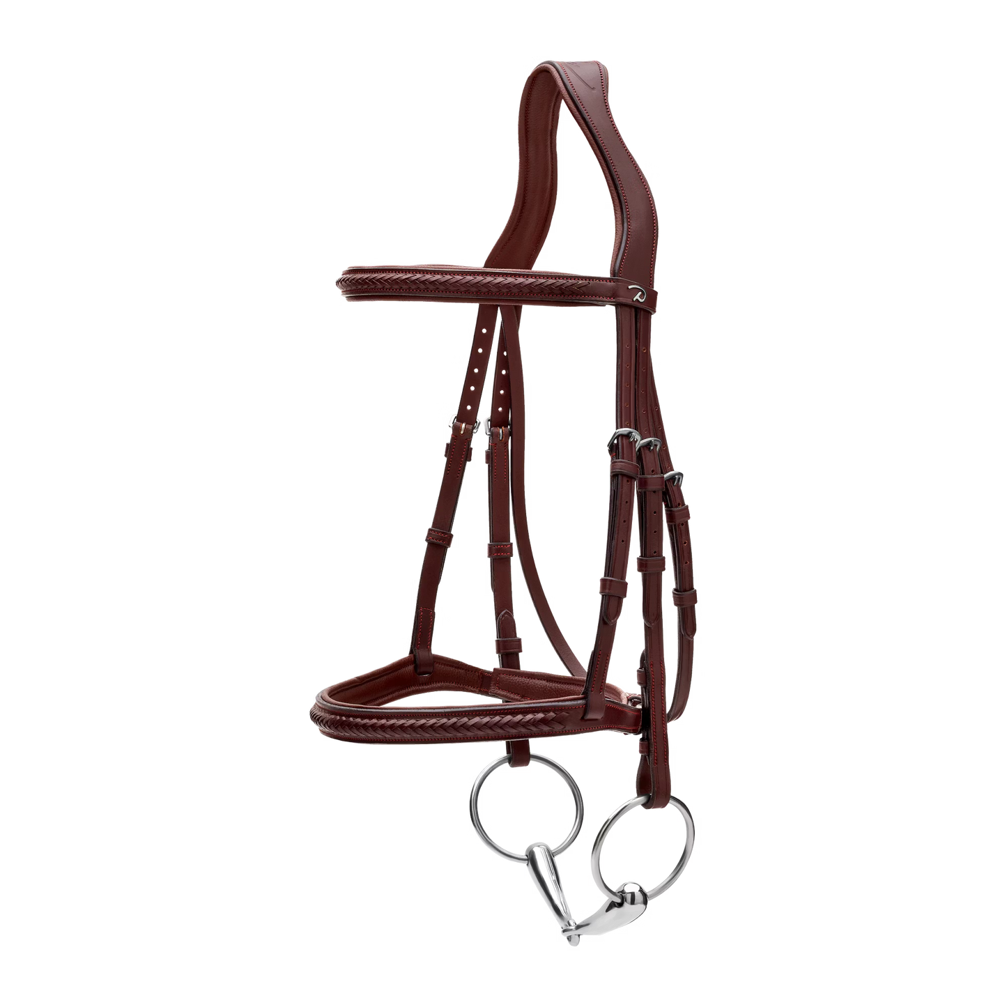 Dy'on Plaited Noseband Bridle without Flash - New English Collection