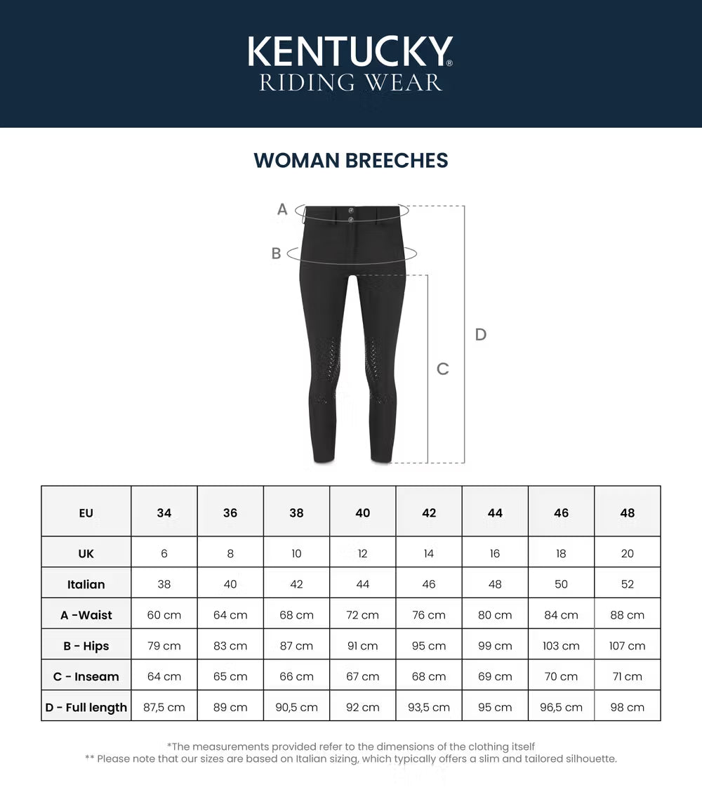 Kentucky Miami Women Breeches - Full Grip - Navy & Black