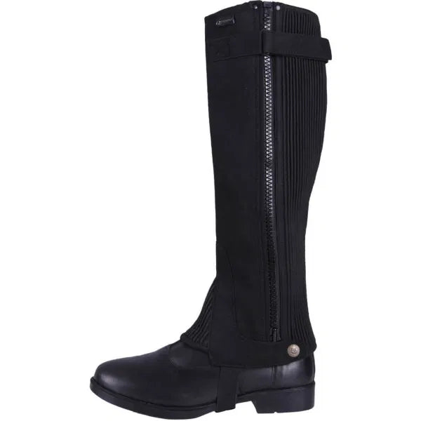QHP Suede Chap - Youth - Size 6 & 10 Years Black Only