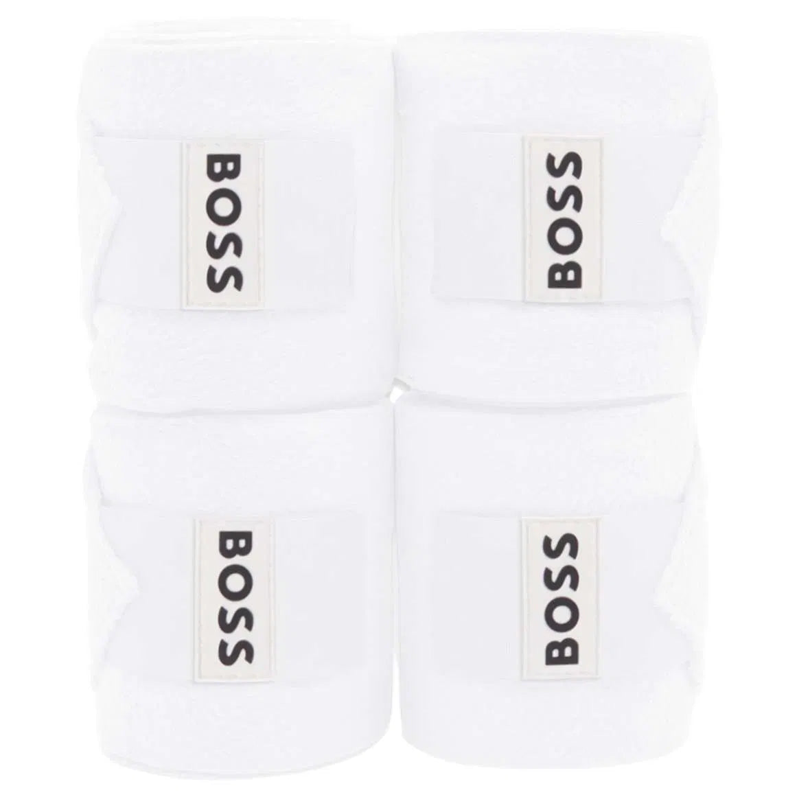 Boss Equestrian Fleece Bandages - White