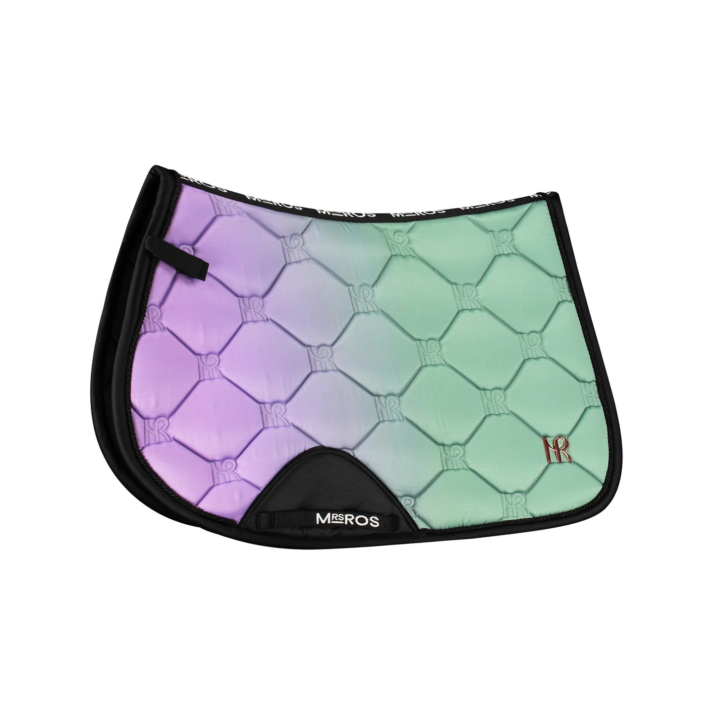 Mrs Ros Close Contact Jump Saddle Pad - Lavender Fields