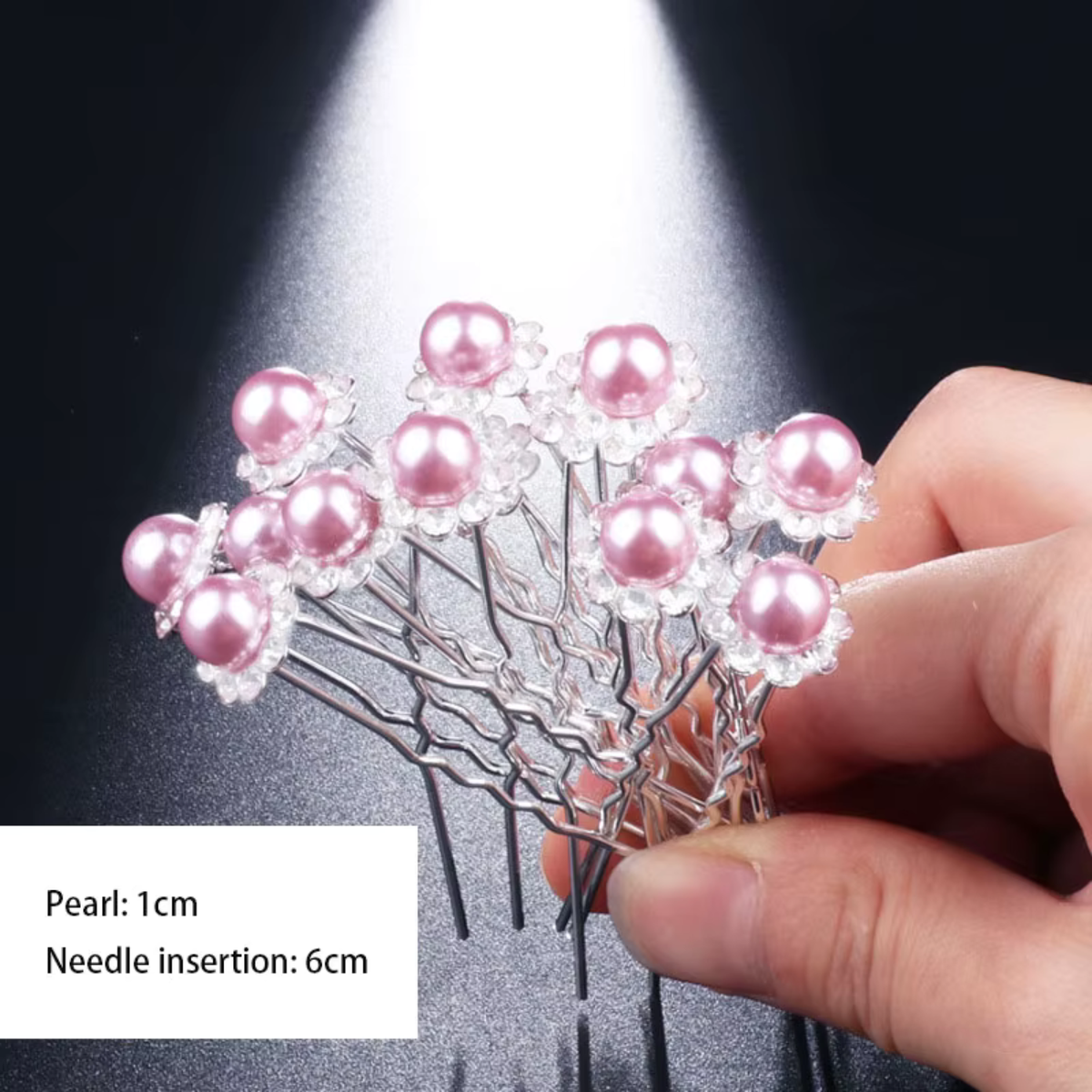 DELPHINE Individual Pearl Flower Hair Pin