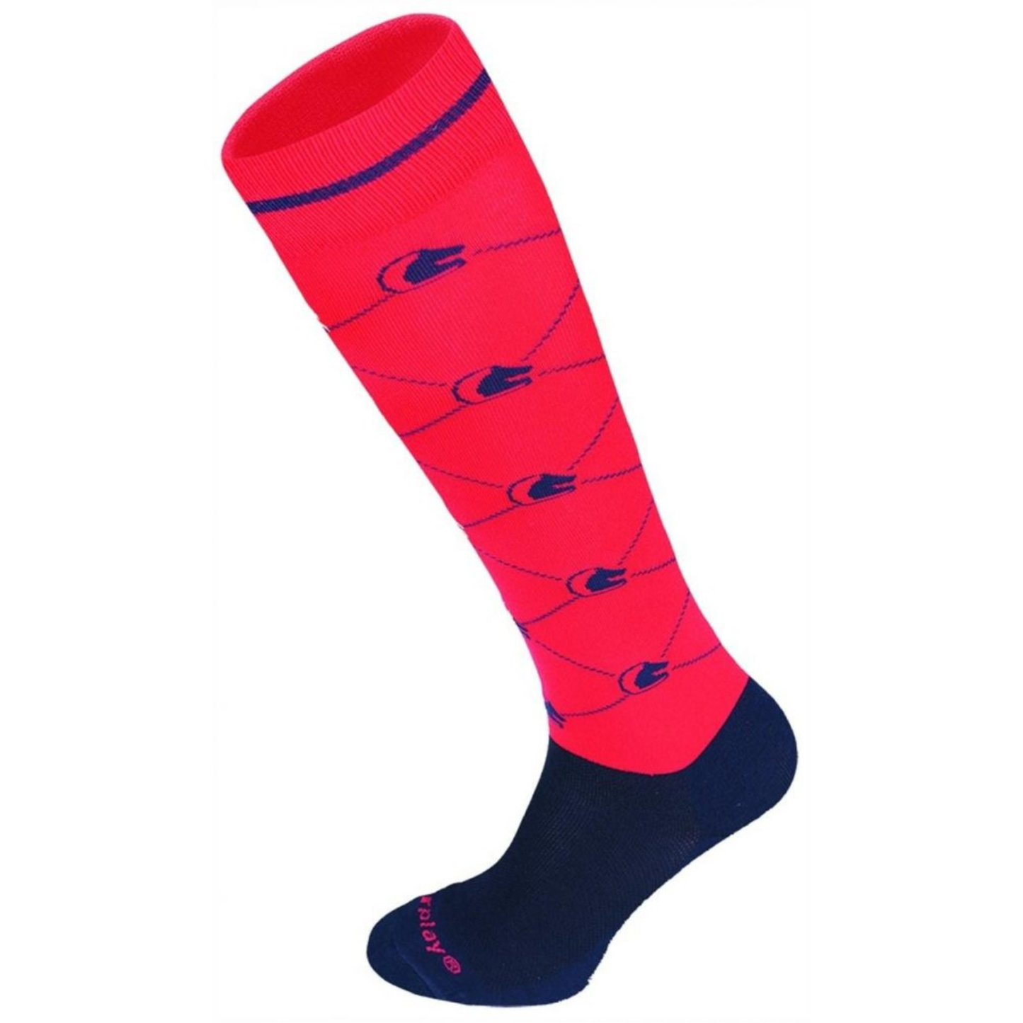 FairPlay Logo Socks - Size Small (EU33-35) Red/Navy Only