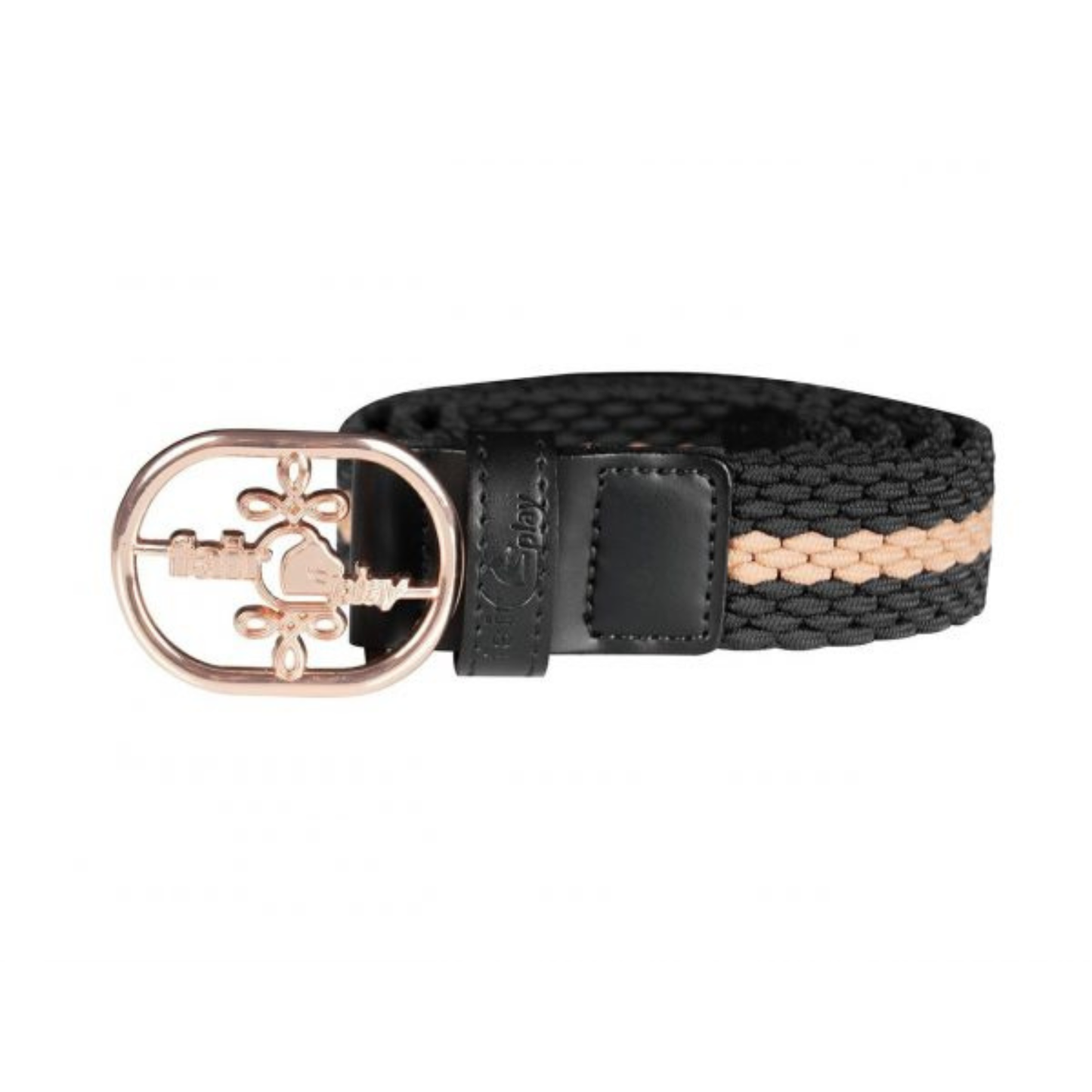 FairPlay Josie Stretch Belt - Size XS Black/Rose Only