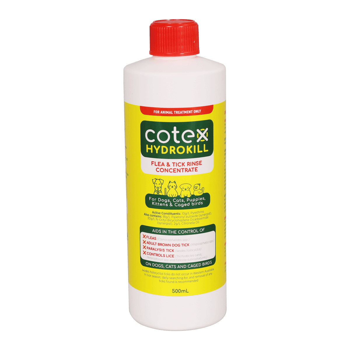 Cotex Hydrokill Flea & Tick Rinse Concentrate - 500ml