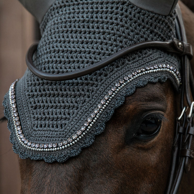 Kentucky Fly Veil Wellington Stone & Pearl - Soundless