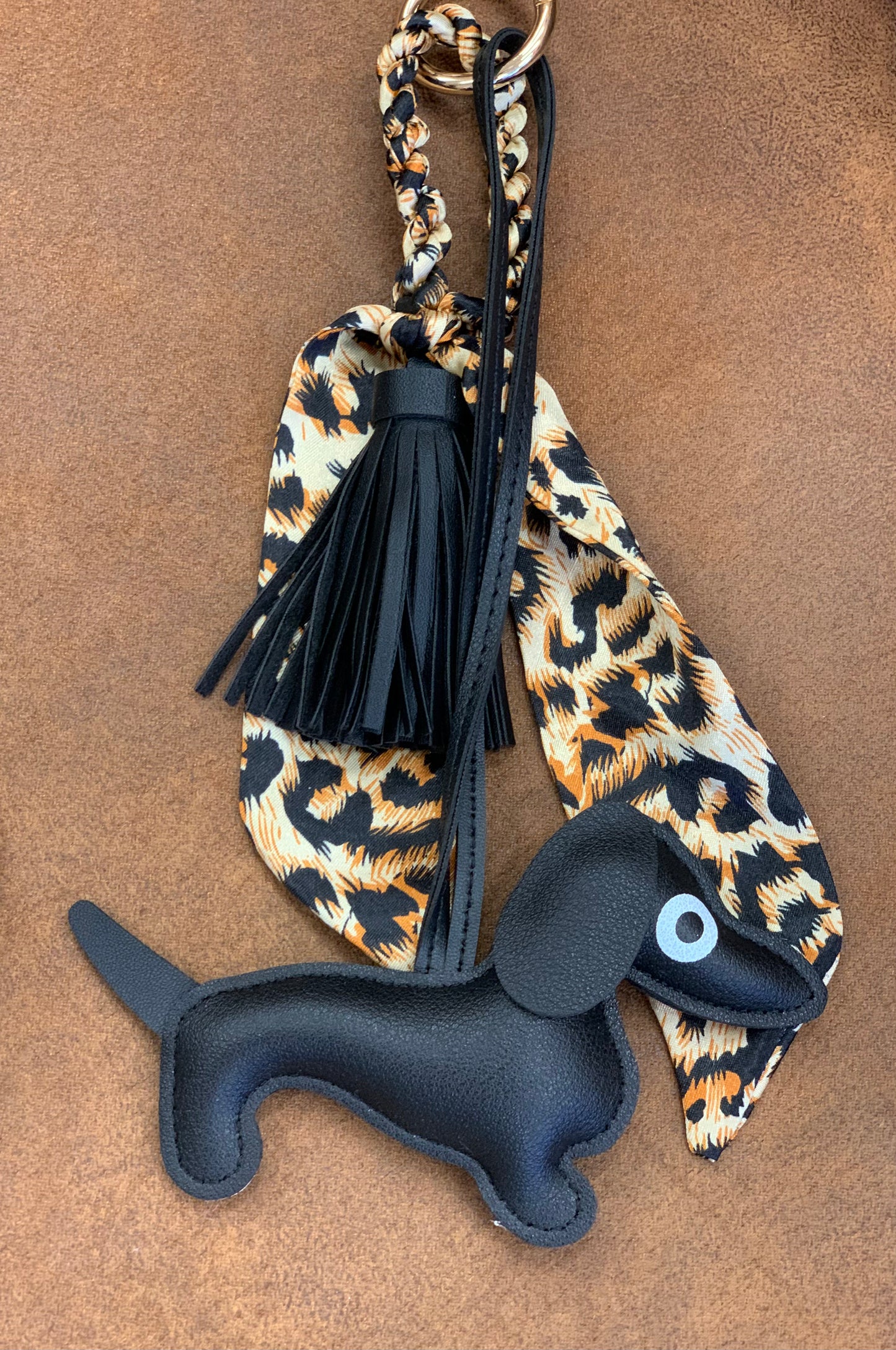 Sausage Dog Keyring/Bag Charm