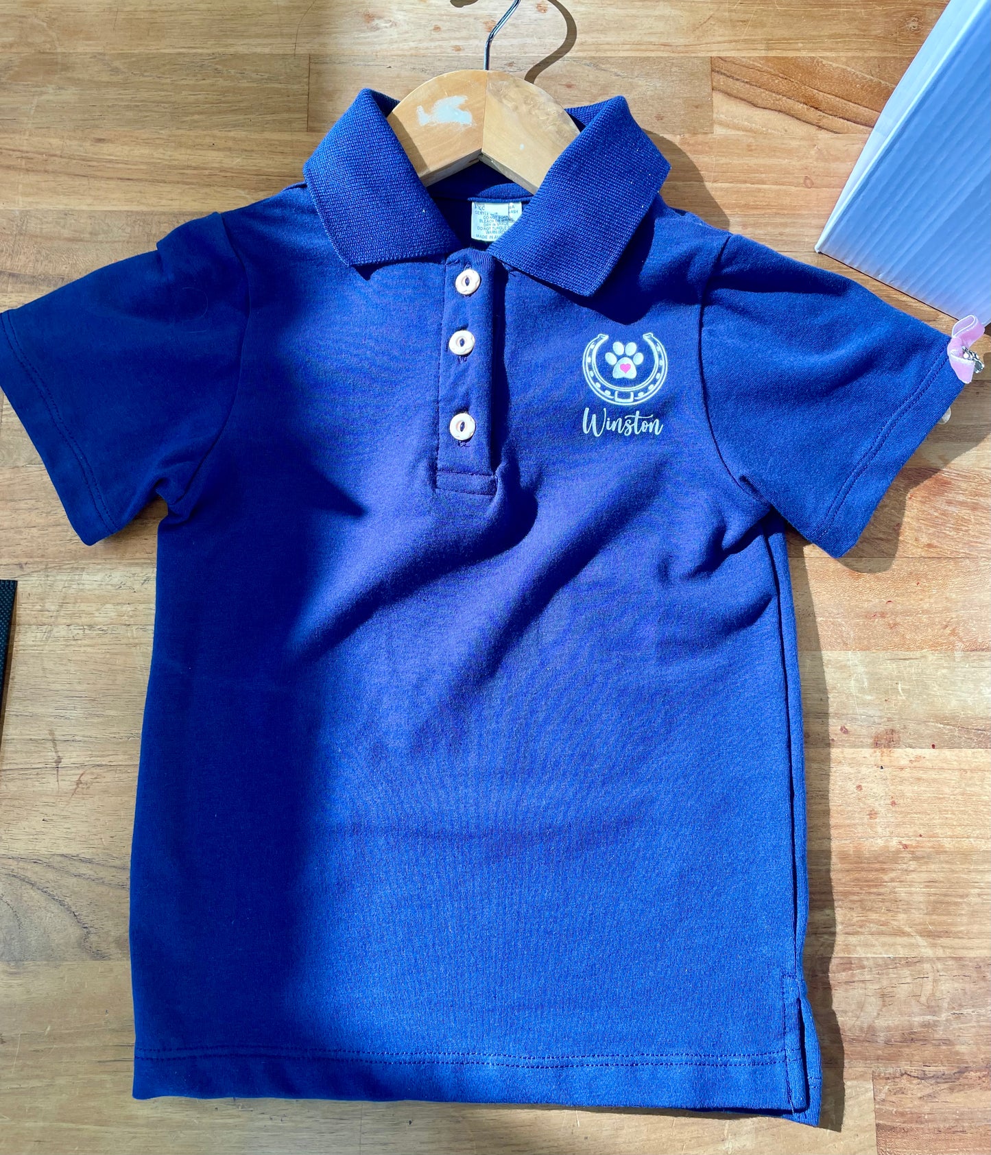 Winston Polo with Buttons - Childs 4 Only