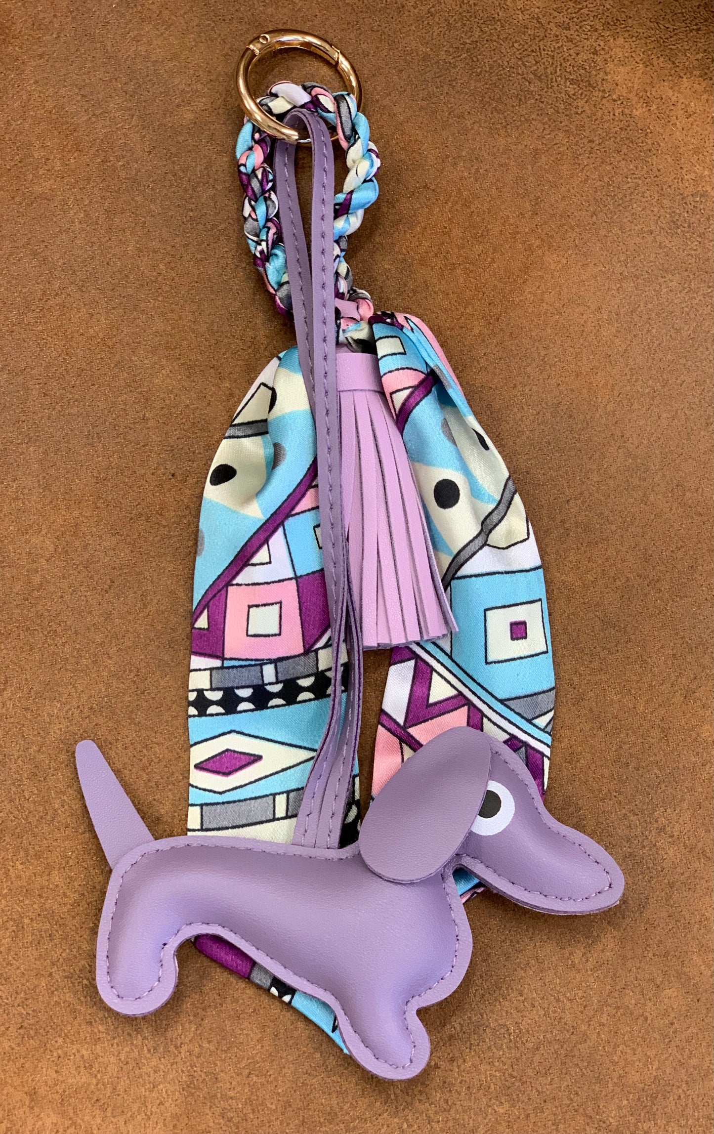 Sausage Dog Keyring/Bag Charm