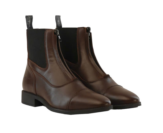 Dy’on Front Zipper Short Boots