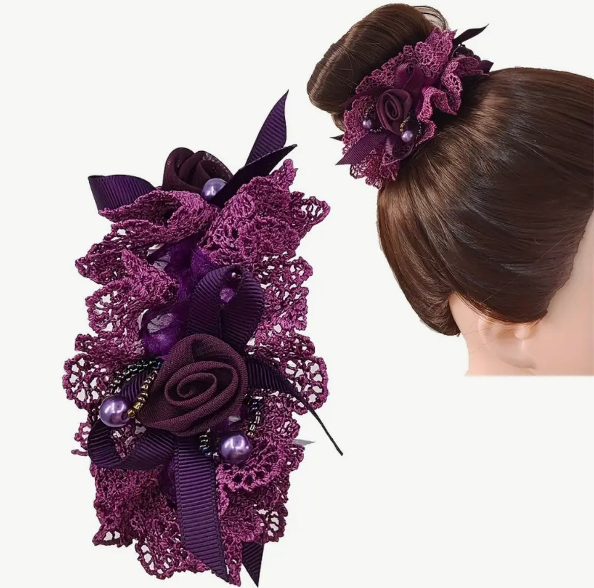 THD Vintage Lace Scrunchie