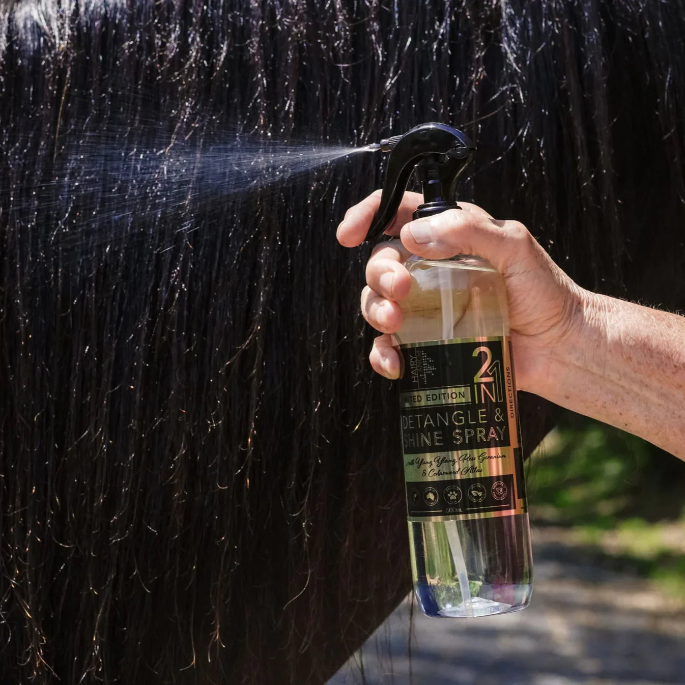 Hairy Pony 2 in 1 Detangle and Shine Spray