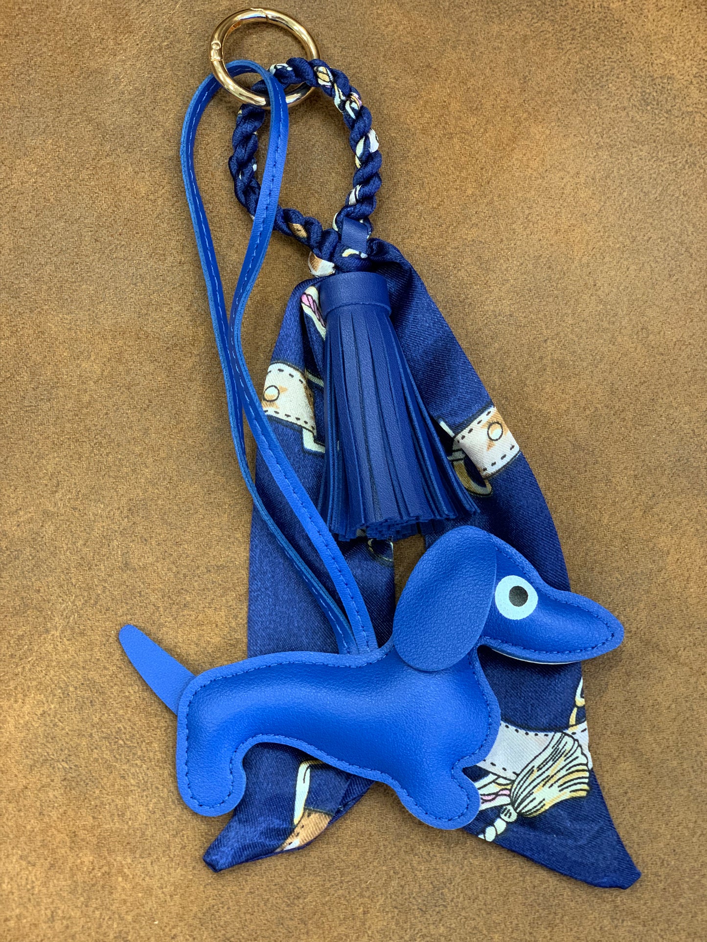 Sausage Dog Keyring/Bag Charm