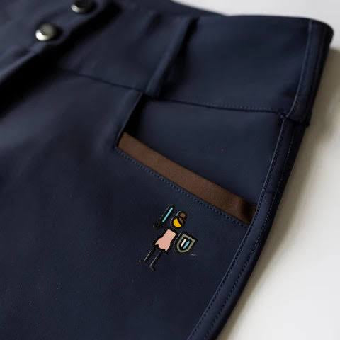The Brave Pants Co. DW Endura Air-Force Navy Breech - Full Seat