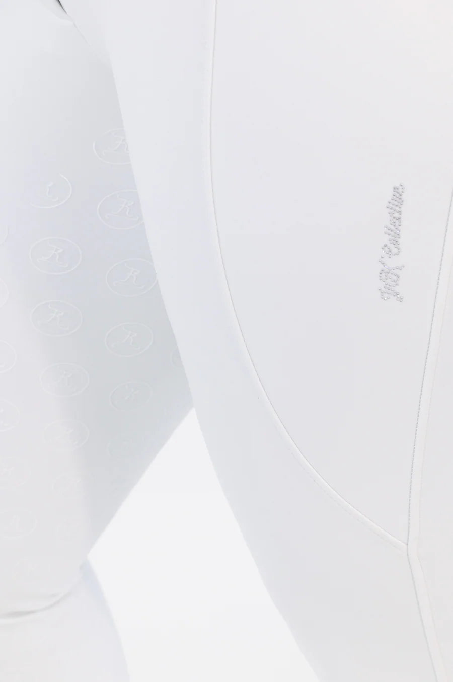 JnK Competition Breeches - Diamond Snow White