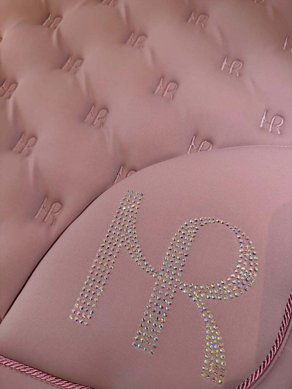 Mrs Ros Close Contact Jump Saddle Pad - Blush Noir (Pink)