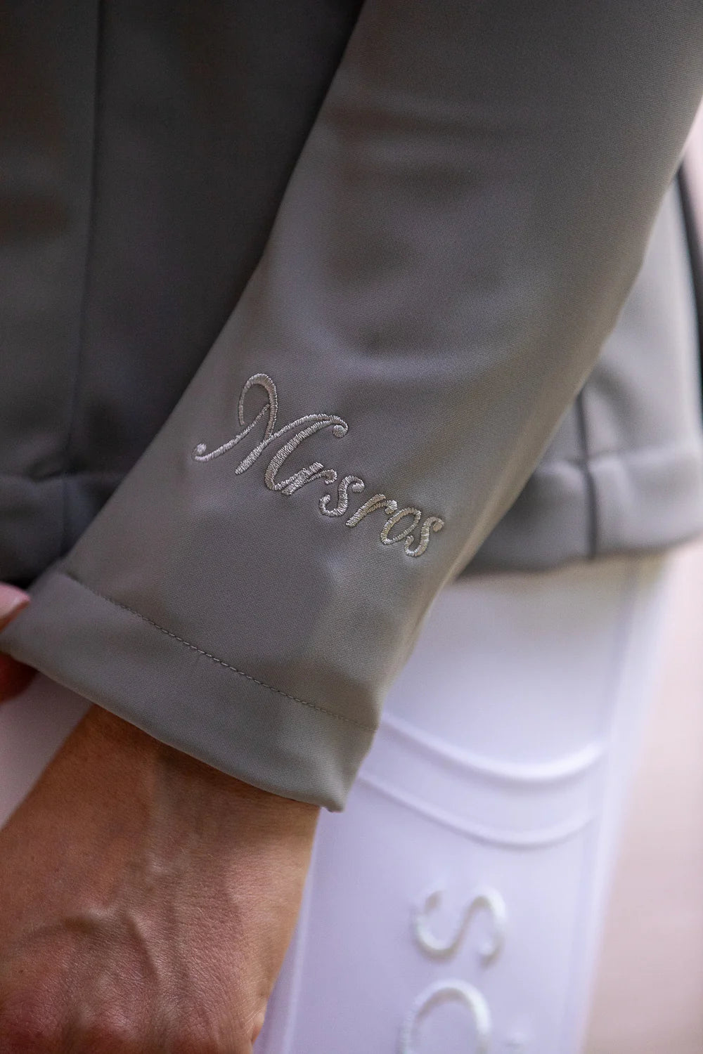 Mrs Ros Showjacket Sparkle - Grey Silver & Rose Gold