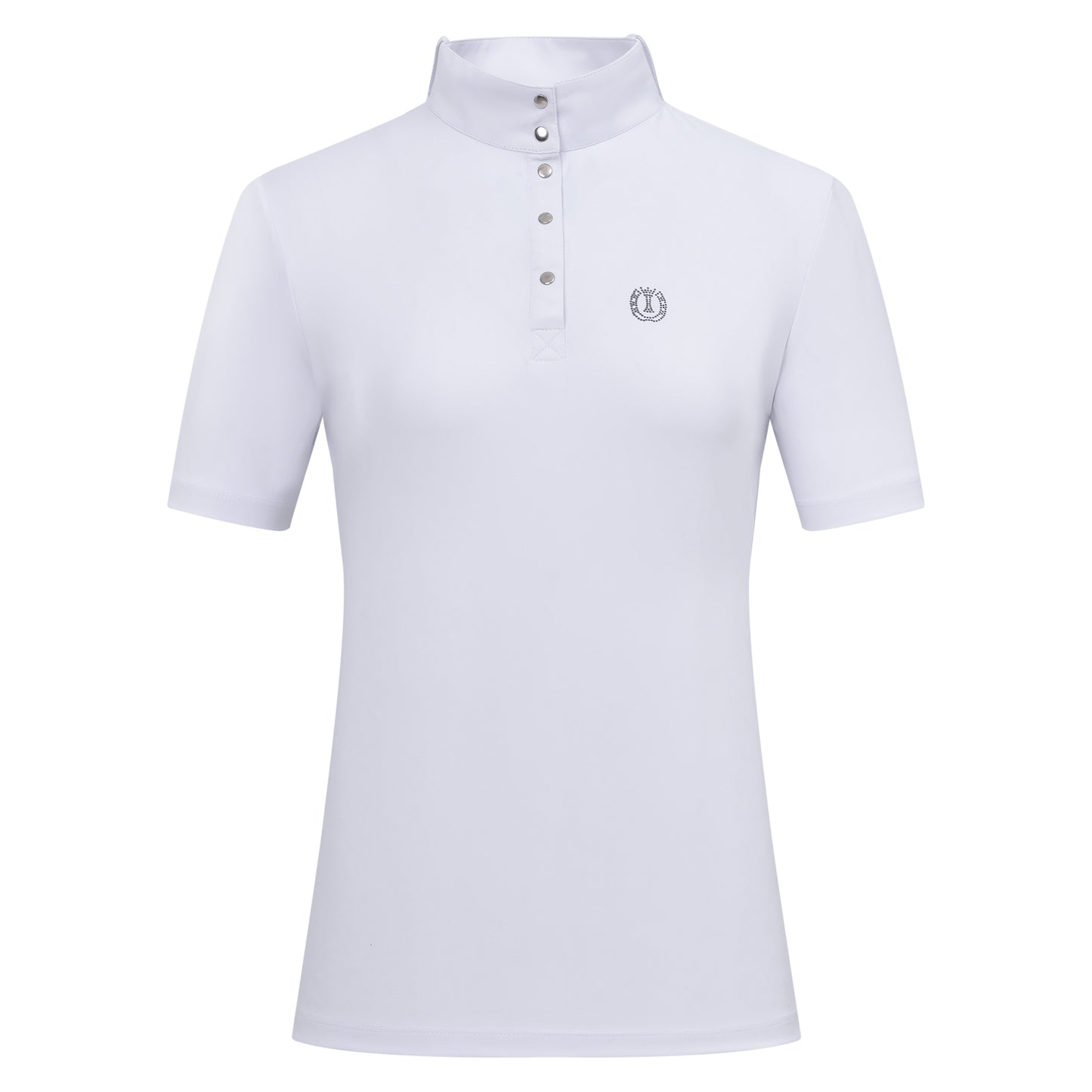 Imperial Riding Competition Shirt IRHBasic - Ladies - White and Navy
