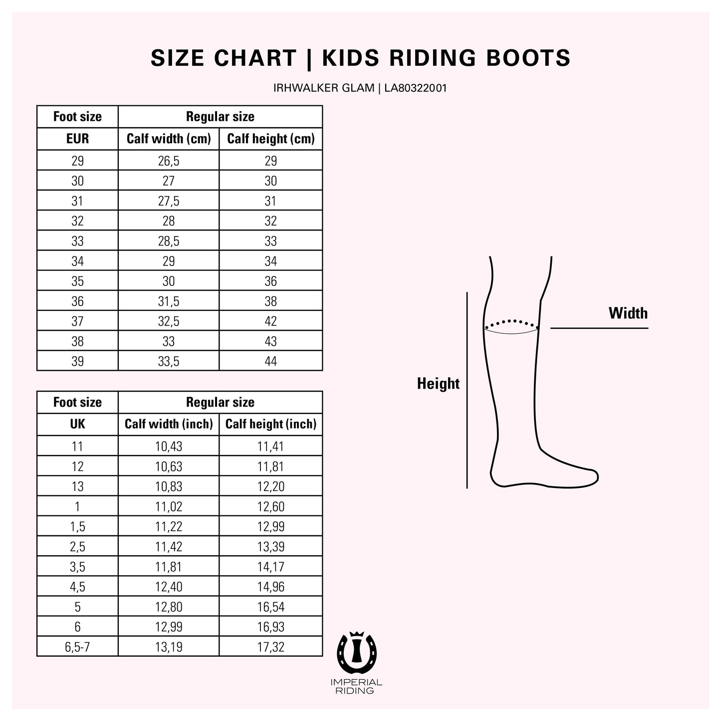 Imperial Riding Kids Riding Boots IRHWalker Glam