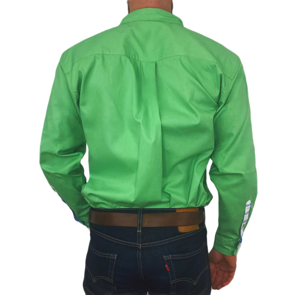 Antola Trading Men's LS Half Button Shirt - Bryce - Mens M Only