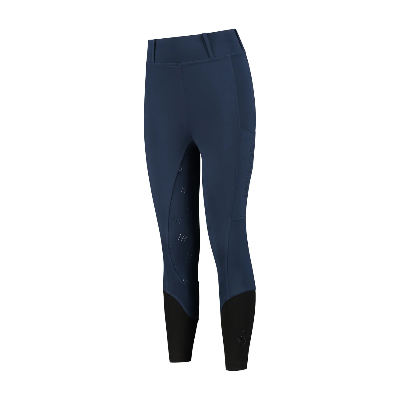 Mrs Ros Mini Ros Romee Breeches - Navy and Black - Size 10-11 Navy Only