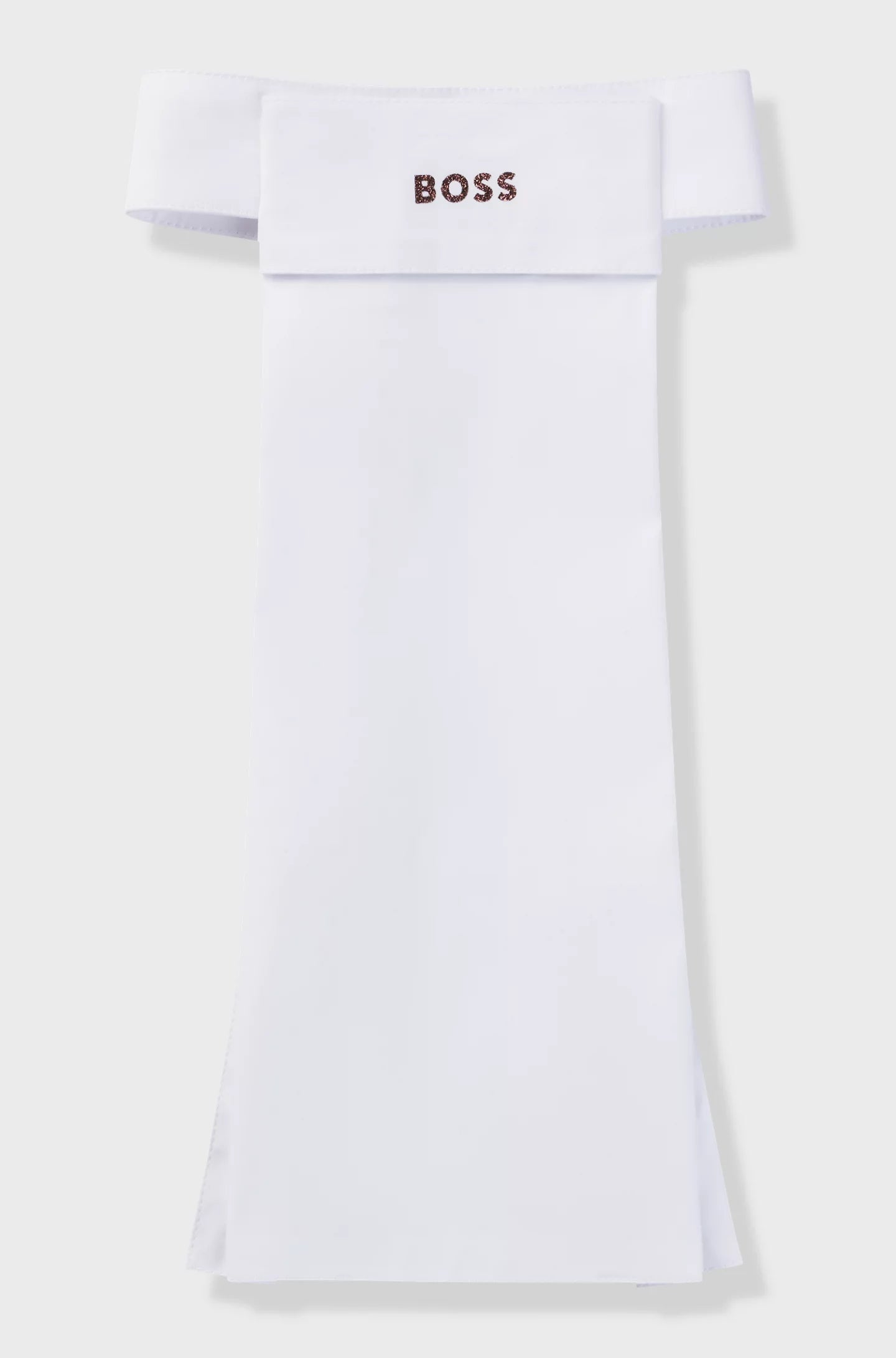 Boss Equestrian One-Piece Plastron (Stock) with Glitter Logo (Black)