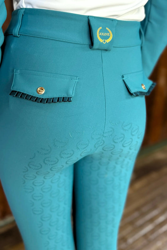 Joline Riding Pants - Petrol Blue