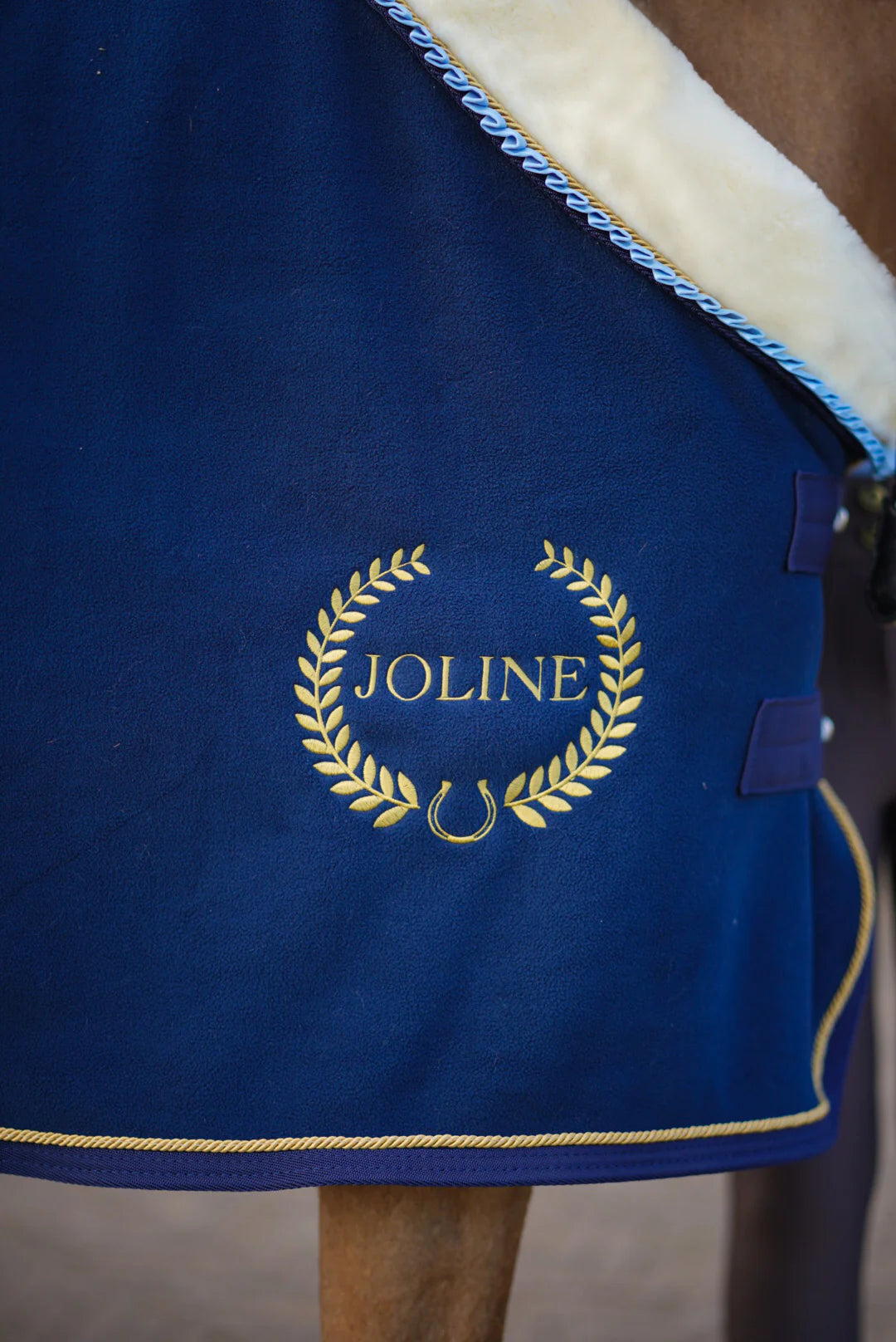 Joline PolarFleece Show Blanket - Blue
