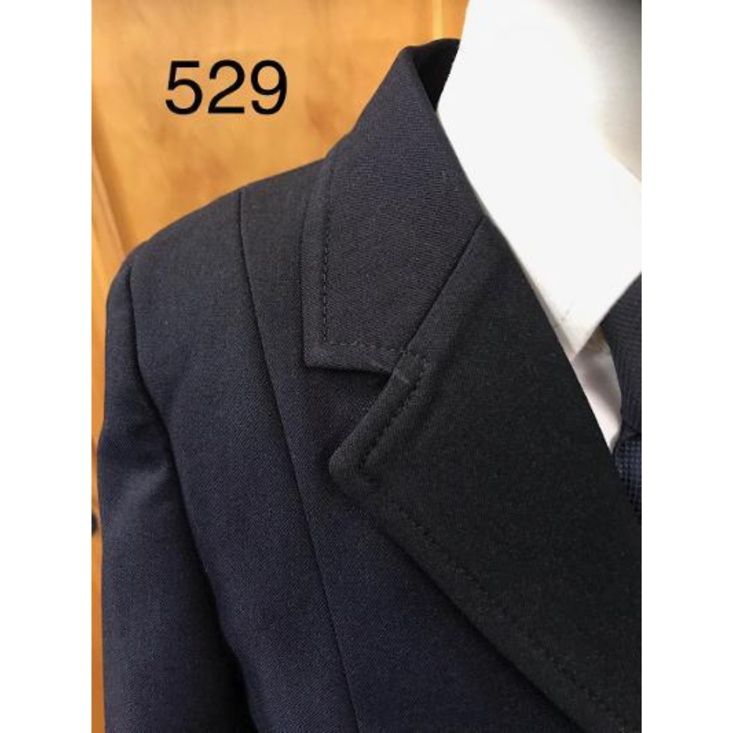 Top Shelf Childs Navy Open Jacket - 4 Buttons - Childs Size 8 Only