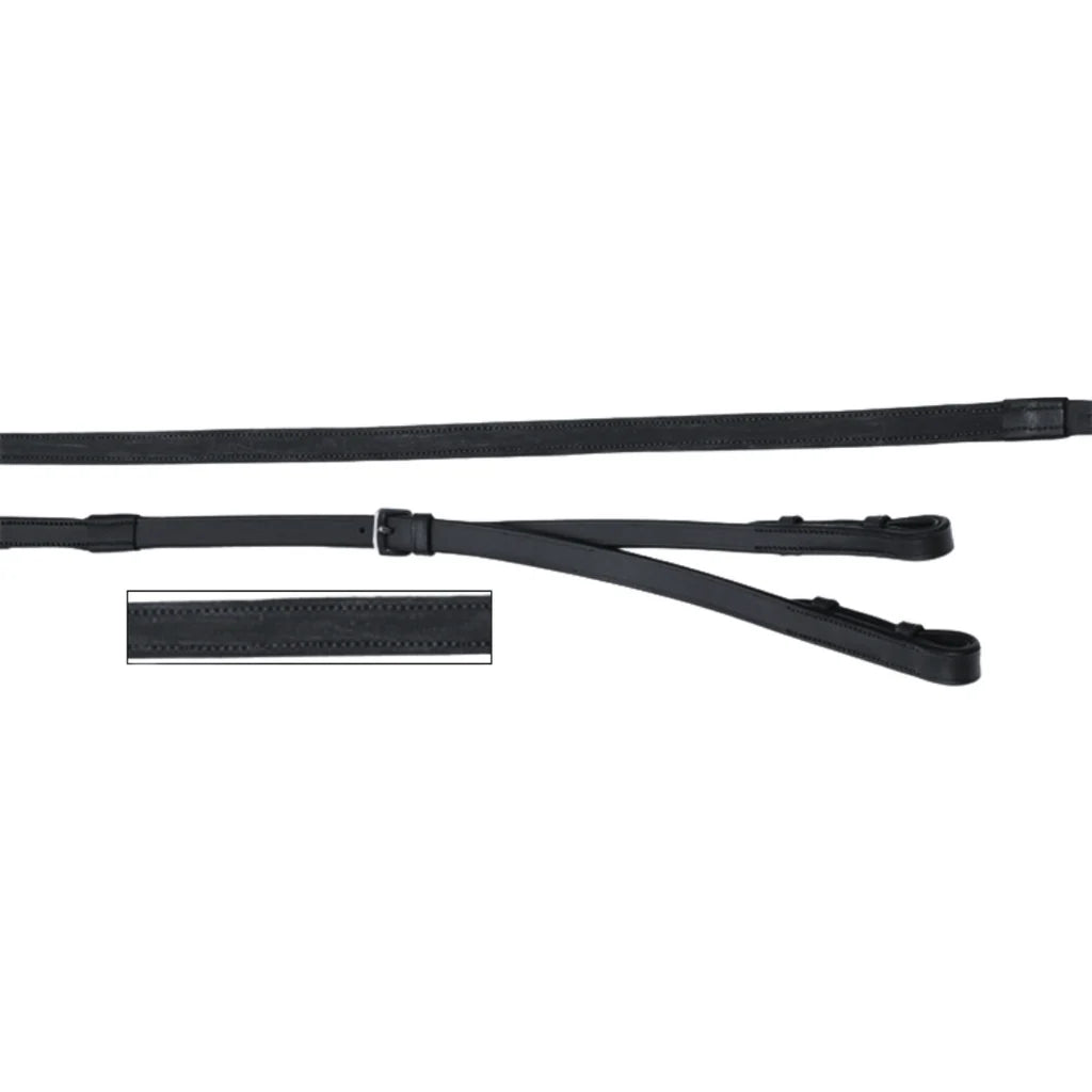 Aintree Divided Reins - Pony Black & Full Brown Only